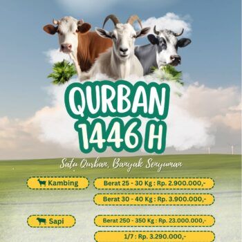 Qurban 1446 H bersama Berdikari Foundation: Satu Qurban, Banyak Senyuman
